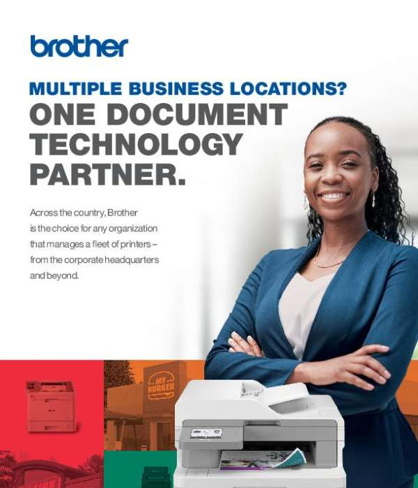 Multi-site businesses need reliable document technology across every location. This brochure outlines how Brother devices, remote management tools, and warranty exchange services help reduce downtime and simplify printer fleet management. Download the brochure to see how Brother supports efficient operations across distributed business environments.